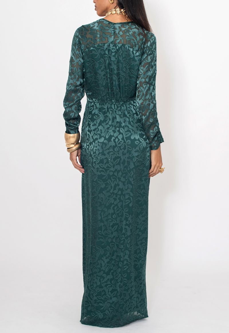 Vestido-Layde-longo-Amissima-verde