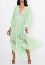 Vestido-Chantili-midi-Powerlook-verde