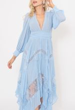Vestido-Chantili-midi-Powerlook-azul