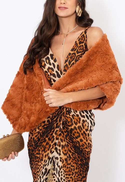 Estola Laís Powerlook - caramelo
