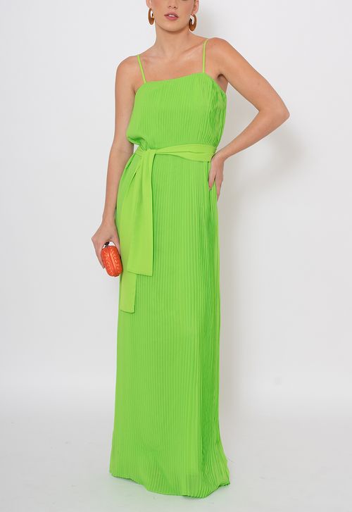Vestido Toscana longo Amissima - verde