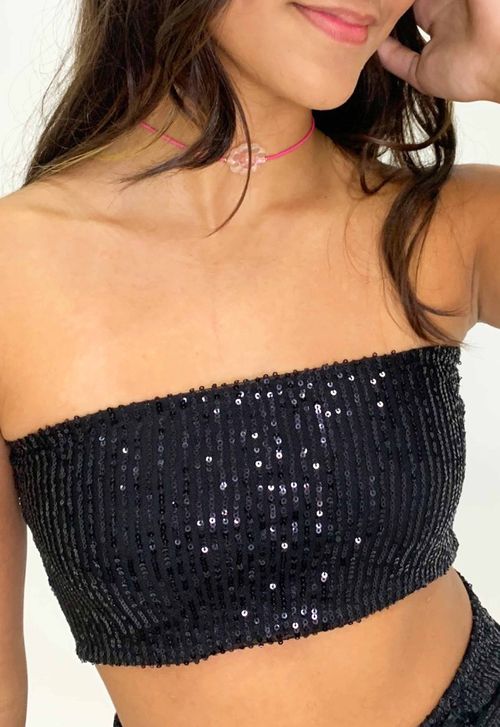 Conjunto Ariele curto Powerlook Teen - preto
