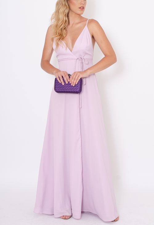 Vestido Sherida longo Powerlook - lilás