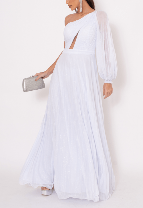 Vestido Priscila longo Powerlook - branco
