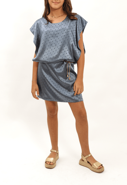 Vestido Belly Curto Powerlook - Azul Jeans
