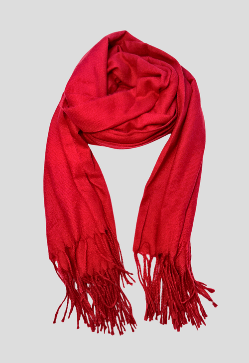 Echarpe Powerlook - vermelho marsala  (Disponível Apenas Em Niterói)