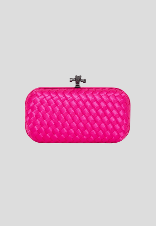 Clutch Baguete média Powerlook - rosa fúcsia
