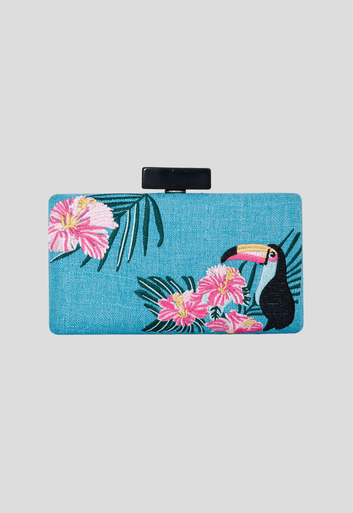 Clutch Tropical Powerlook - azul