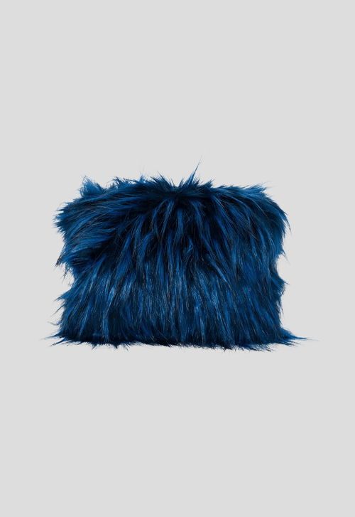 Clutch Fluffy redonda Powerlook - azul