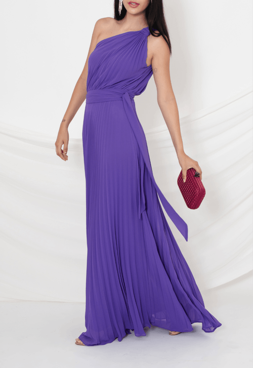 Vestido Lita longo Powerlook - roxo