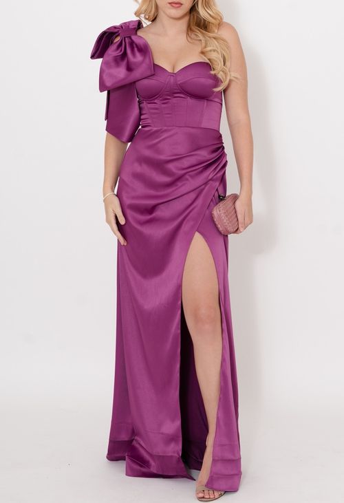 Vestido Baila longo Powerlook - fúcsia (disponível apenas na loja de Itaipava)