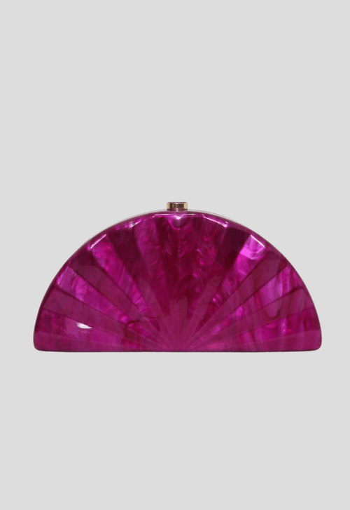 Clutch Leque Powerlook - Rosa Fúcsia