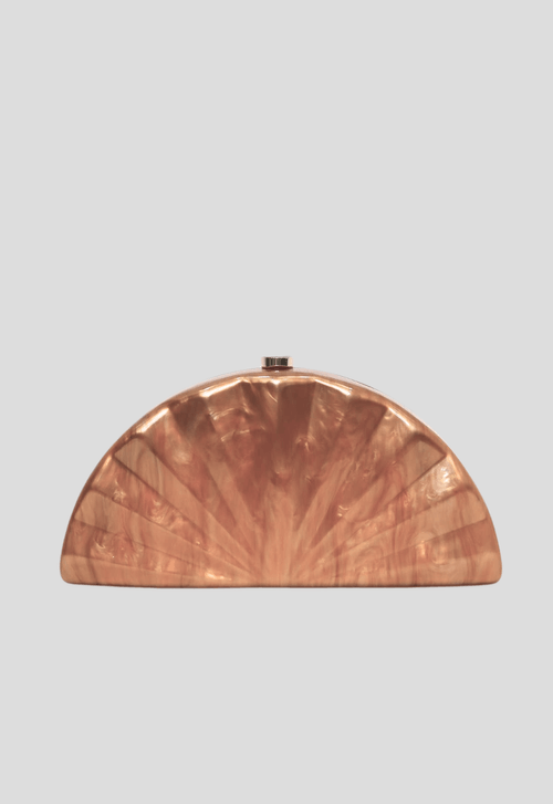 Clutch Leque Powerlook - Dourado