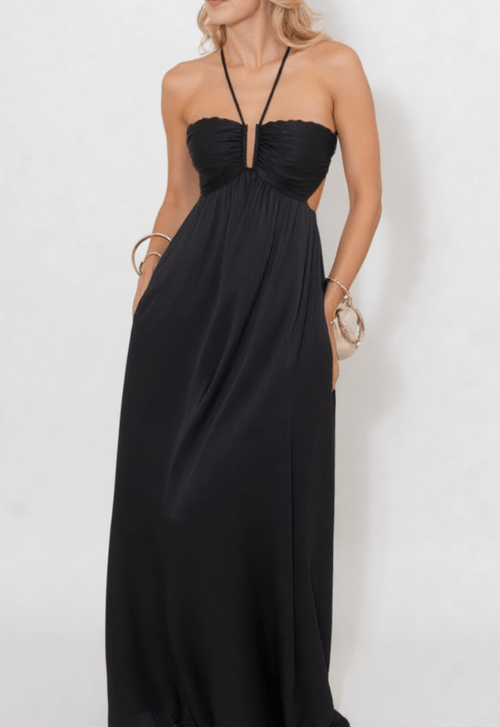 Vestido Gin longo Powerlook - preto