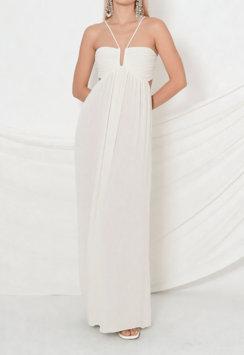 Vestido Gin longo Powerlook - branco
