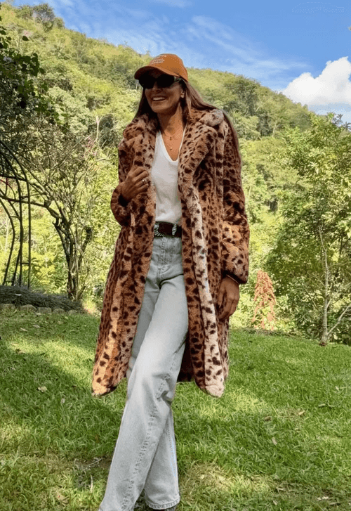 Sobretudo Blair Amissima - animal print