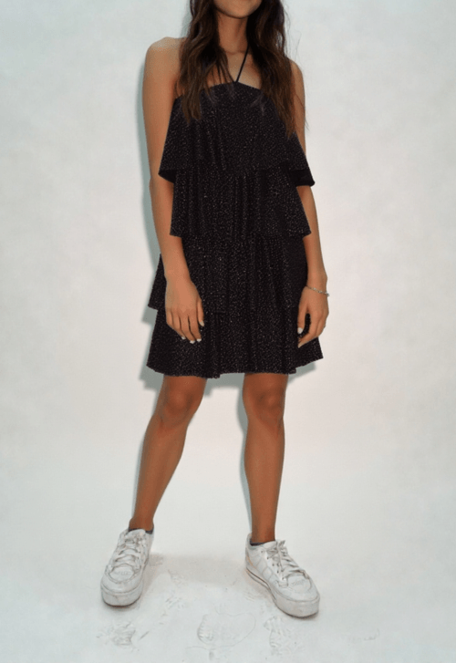 Vestido Pati curto Powerlook Teen - preto
