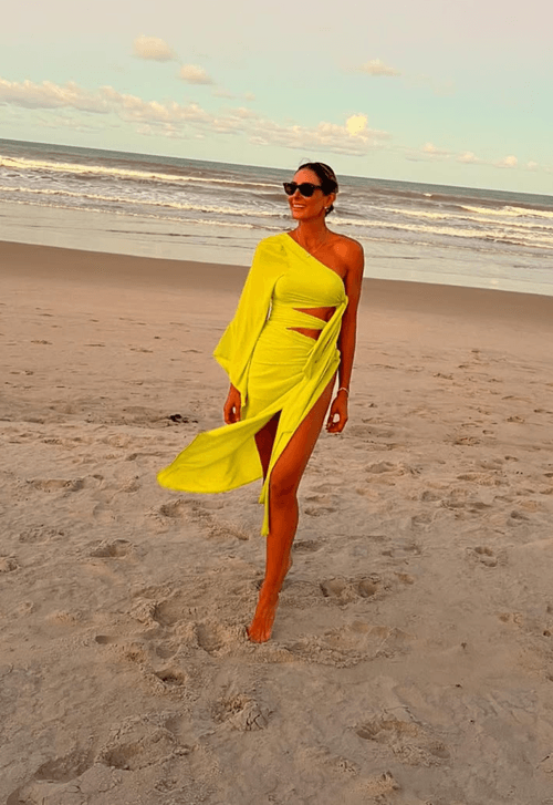 Vestido Lorka midi Powerlook - verde
