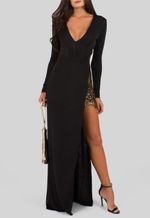 vestido-fabiana-longo-de-manga-comprida-com-short-de-renda-dourado-comporeum-preto