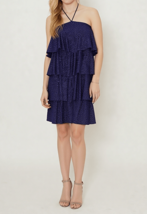 Vestido Pati curto Powerlook Teen - azul marinho