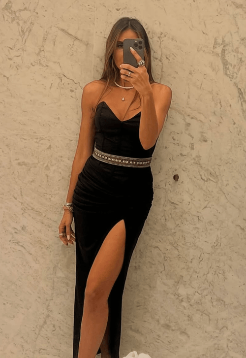 Vestido Fran Longo Powerlook - preto