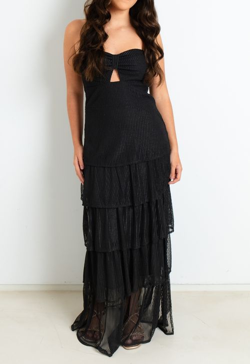 Vestido Vianna longo Astrid - preto